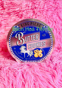 Bánh Quy Bơ KING PIERE Ngựa Hộp Thiếc vát đáy Cao Cấp 105g JAPAN tết 2026