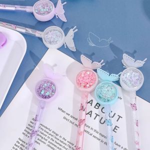 Pulpen Gel Bunny Lucu Payet Glitter - Alat Tulis Sekolah/Kantor Kualitas Import