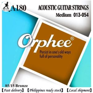 Guitar accessories Orphee QA series guitar strings high carbon steel hexagonal core nano coating brass winding