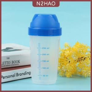 N2HAO 300ml Shaker chai sáng tạo Milkshake protein bột trộn chai Lắc cup