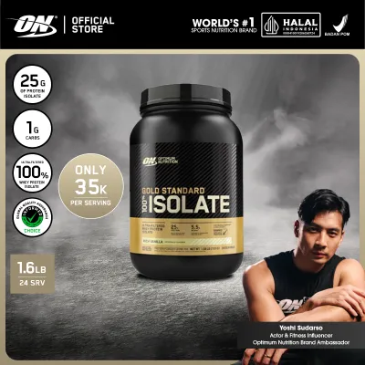 [PRE-ORDER] Optimum Nutrition Gold Standard 100% Isolate Protein 1.6 lbs - Whey / Susu Protein / Suplemen / Gym / Muscle Protein
