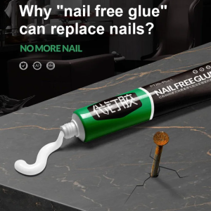Fast-drying punch-free nail free glue Quick-drying no-perforation top glue