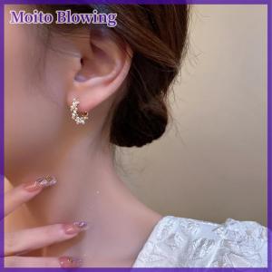 Moito 1Pair New Simple Temperament Circle Earrings Fashion Small Versatile Earrings Womens Jewelry