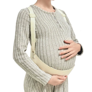 Breathable Pregnancy Support Belt Comfortable Maternity Belly Band Flexible Band for Relieving Lower Back & Hip Pains