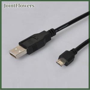 JointFlowers Black micro usb charging data cable cord for playstation 4 ps4 controller