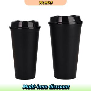 355ML plastic reusable with lid cold water coffee cup household beverage kitchen supplies