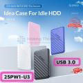 Box ổ cứng ssd, hộp đựng ổ cứng hdd 2.5in loại 3.0 Orico 25PW1-U3, dùng làm ổ cứng di động, bảo hành 6 tháng. 