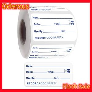 Oderous 500pcs/roll Kitchen Sticker Refrigerator Freezer Food Storage Date Content Label