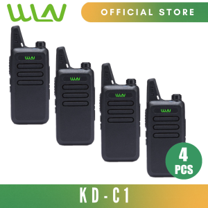 WLN KD-C1 5W 16 Channel UHF 400-470MHz Two-Way Walkie Talkie Radio (SET OF 4)