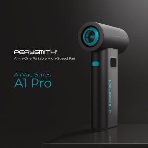 PerySmith All-in-One Portable High-Speed Hand Fan AirVac Series A1 Pro