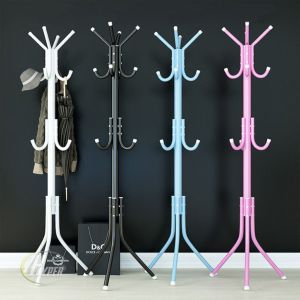 HA RT87 standing hanger gantungan berdiri stand baju topi tas multifungsi 8 hook kait pengait
