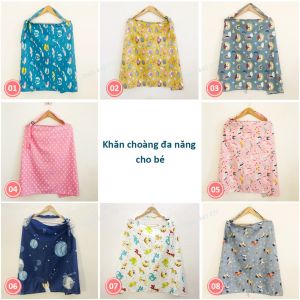 Khăn choàng che bé bú - che nắng - che bụi khi ra ngoài (nhiều mẫu lựa chọn)