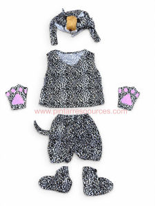 READY STOCK Cosplay Children Kids Leopard Cheetah Animal Costume Story Book Movie Character Outfot Age 3-5