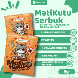 MKS Mati kutu serbuk obat kutu serbuk 5gr anti kutu kucing