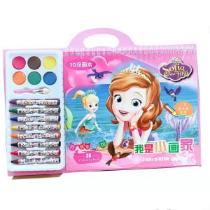 Kids Magic Water Coloring Book Reusable Mess-Free Early Education Doodle Book Toy