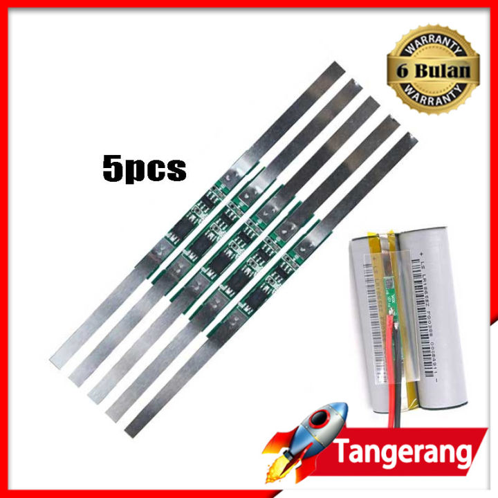 5pcs Modul BMS Proteksi Baterai Papan Pelindung Untuk Baterai  3A 3.7V 18650 Lithium