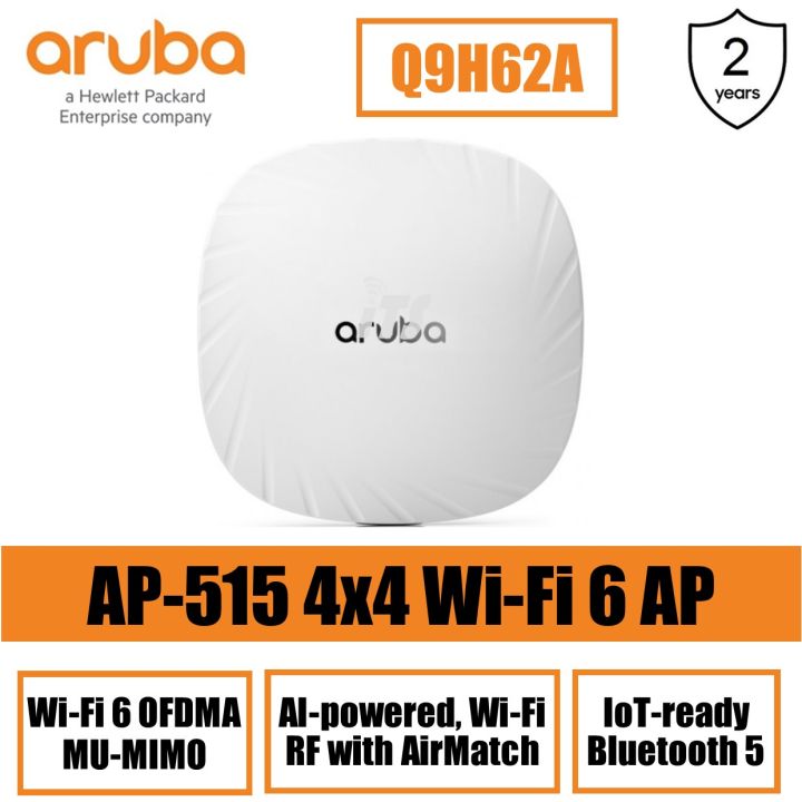 Aruba AP-515 (RW) 4x4 Wi-Fi 6 Unified Access Point (Q9H62A) | Lazada