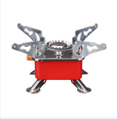 Mini Gas Stove Portable Square Stove for Outdoor Camping Stove Powered Card Type Butane Stove