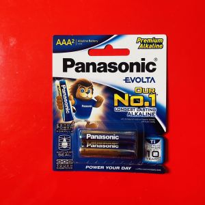 Pin điều khiển AAA Evolta Panasonic vỉ 2 viên màu xanh dùng điều khiển máy đo huyết áp