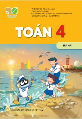 Sách giáo khoa Toán 4- tập hai- Kết Nối Tri Thức Với Cuộc Sống (Kèm nilon bọc sách nhãn tên)