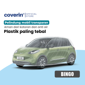 Sarung Mobil Wuling Binguo Cover Pelindung Bahan Plastik Tebal Anti Air
