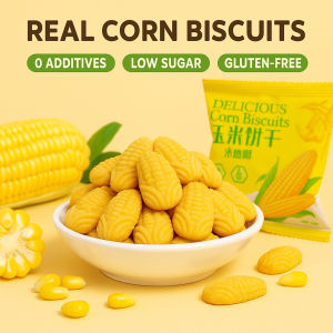 REAL DELICIOUS CORN BISCUITS – Healthy Diabetic-Friendly Low-Carb Snack Made with Real Corn