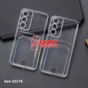 Samsung S23 FE Samsung M14 5G Samsung M54 5G Card Case Clear / Slot Kartu Bening Case Samsung S23 FE Samsung M14 5G Samsung M54 5G