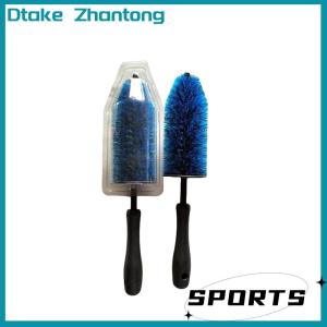 Dtake 1 3PCS Car Care Soft Bristle Car Wheel Rim Tire Cleaning Brush Cleaner Non Scratch Car Detailing Washing Tool