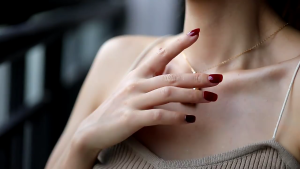 Lãng mạn vuông Vòng cổ quyến rũ Mặt dây chuyền chuỗi dây có thể điều chỉnh Choker Phụ kiện cho phụ nữ phong cách và thanh thiếu niên