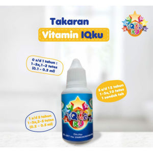 IQ LAKU VITAMIN OTAK SUPLEMEN ECERDASAN DAN TUMBUH KEMBANG ANAK HERBAL MURNI