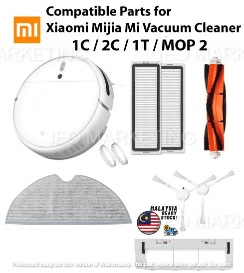 Xiaomi Mijia 1C 2C 1T MOP STYTJ01ZHM STYTJ02ZHM STYTJ03ZHM Robot Robotic  Vacuum Cleaner Mi Compatible Parts Main Brush Side Brush Hepa Filter Mop 