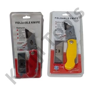 Pisau Cutter Lipat + Refill isi 5pcs Cutter Gypsum GRC Pisau Kater Mini Lipat Cutter Multifungsi