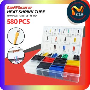 MVPGO - KABEL BAKAR BERWARNA HEAT SHRINK TUBE 580PCS