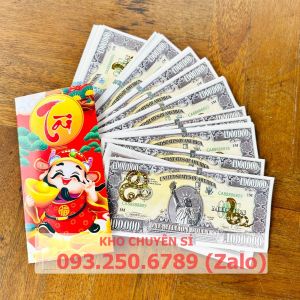 [BÁN CHẠY] [TUỔI TỴ] Tiền 1 Triệu Đô Usd 12 con giáp mạ vàng CON RẮN - TỴ  Kỉ Niệm Siêu Cấp Có Bảo An