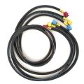 (เครื่องมือช่างแอร์) ชุดเกจ์วัดน้ำยา TASCO BLACK TB120SM ใช้กับน้ำยา R12,R22,R134a,R404a ใครยังไม่ลอง ถือว่าพลาดมาก !!. 