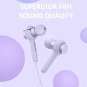 Rapow By Mitsushi ME01 Stereo 3.5 mm In Ear Earphones Wired High Bass headset Noise Cancelling HIFI Sound Quality Earphones No Ear Pain Wired Earphones with Built-in Mic for Oppo Vivo Xiaomi and others