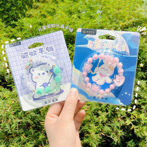 Vòng Tay Chống Muỗi Hạt Nhựa Trong Suốt Pastel Xinh Xắn – Tỏa Hương Tinh Dầu Dịu Nhẹ An Toàn Cho Bé