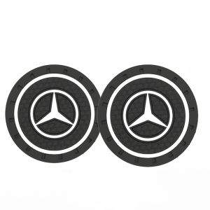 Mercedes Benz Car Water Cup Slot Non-Slip Mat Silica Gel Pad For W220 W206 W124 W207 W211 W205 W213 W218 W222 W212 W204