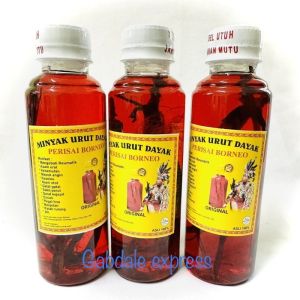 MINYAK URUT DAYAK KALIMANTAN ASLI PERISAI BORNEO 250 ML