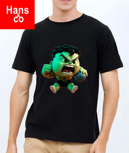 Kaos Pria 3 Dimensi Motif Animasi Hulk Tshirt Oblong Katun 24s H049 By Hans & co