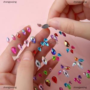 [COD] zhangyuqing Tattoo Sticker Glitter Eyeliner Eyebrow Makeup Face Eyes Temporary Tattoo Rock Rhinestone 3D Eyeliner Stickers