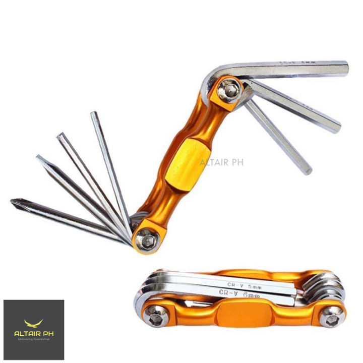 7 in 1 Bike Tool Set Mountain Bike Cycling Multi Repair Tool Kit Pin
