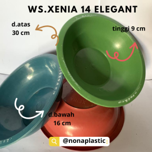 Waskom xenia 14elegant Modern serbaguna paket 1 pcs - paket 150 pcs