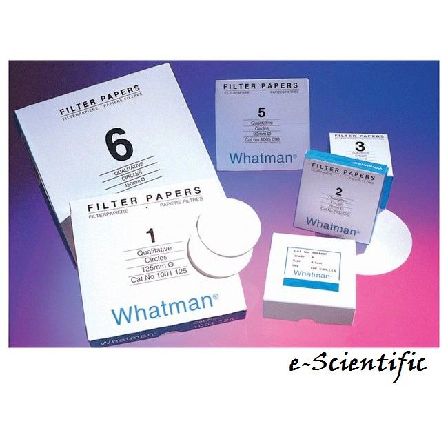 WHATMAN Filter Paper (No. 1/2/3/4/5/6), 100pcs/box | Lazada