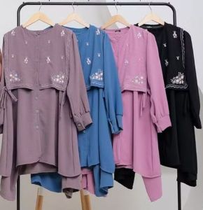 PROMO!!! BAJU ATASAN WANITA TERBARU/ NARIKA BLOUSE/ ATASAN WANITA VIRAL/ BLOUSE BORDIR/ ATASAN WANITA LENGAN PANJANG/ OOTD KOREAN STYLE TERBARU