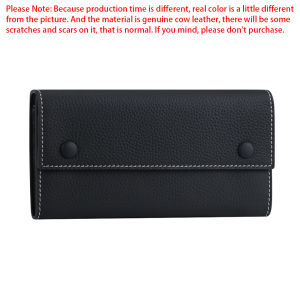 Royal Bagger Genuine Leather Long Wallets for Women Multi-card Slots Card Holder Large Capacity Clutch Wallet Phone Purse 1891