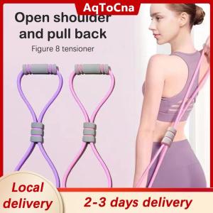 [COD] AqToCna Ship within 24 hours 8-Shaped Tensile Device Back Beauty Yoga Chest Expansion Tension Strap Female Back Health 8-Shaped Rope