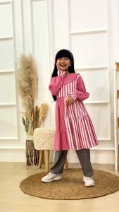 SETELAN ANAK PEREMPUAN TERBARU NEW CUTETRIK SET CELANA SALITA BAJU MUSLIM ANAK PEREMPUAN TERBARU (3-12th)