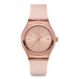 Swatch Secret Moves (YIG402) Pink 42mm Silicone Watch