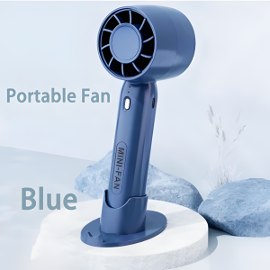 【COD】Rechargeable Small Desk Fans With Base Usb Hand Cordless Electric Portable Mini Handheld Fan